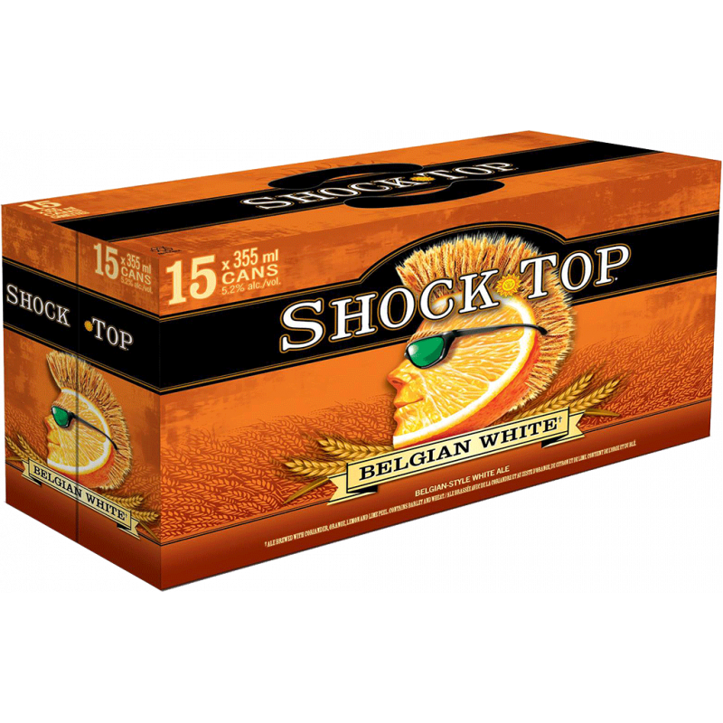 Shock Top Belgian White - 15 Cans